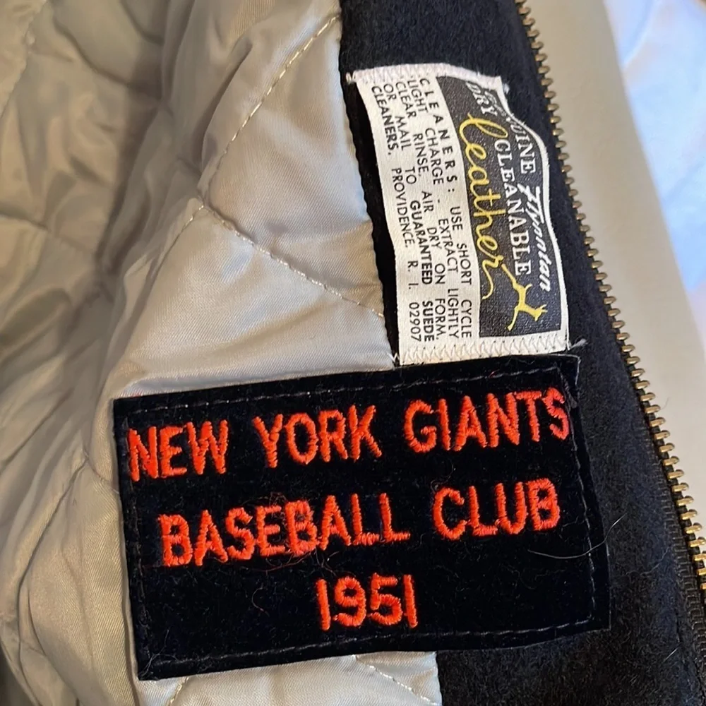 MICHAEL & Ness NY Giants Baseball Club Authentic Cooperstown Collect. Like New - Picture 8 of 8